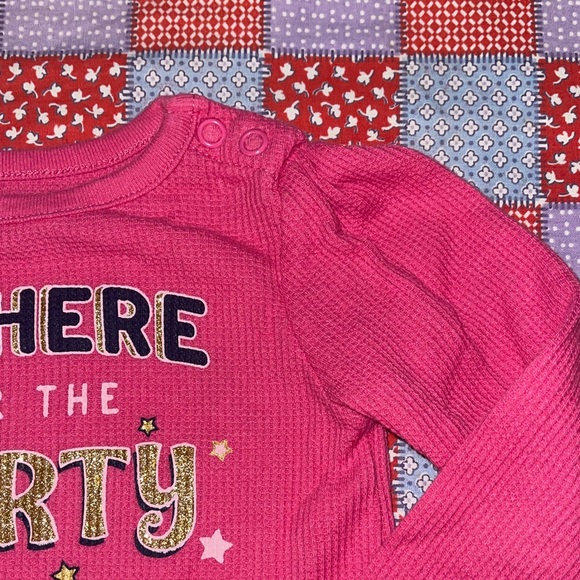Garanimals Bright Pink Baby Onesie - Picture 4 of 7